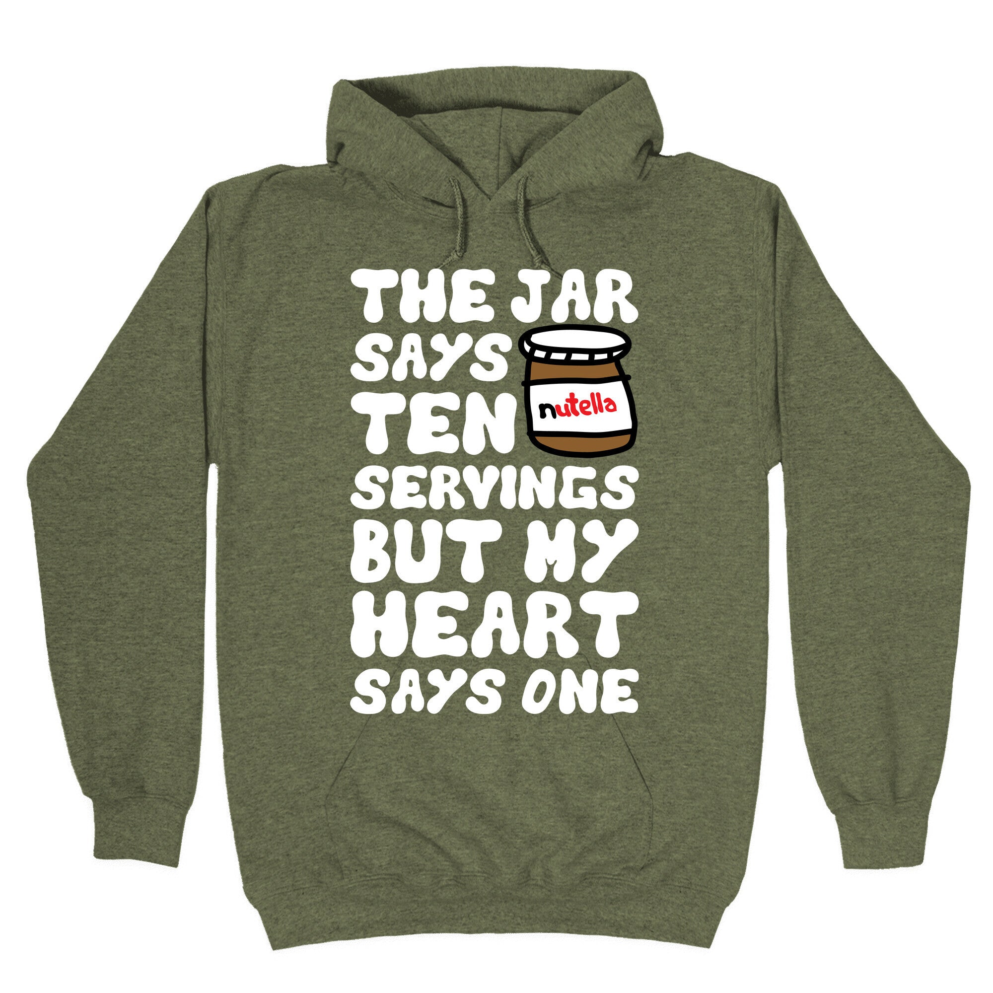 Nutella Servings Of The Heart Hoodie